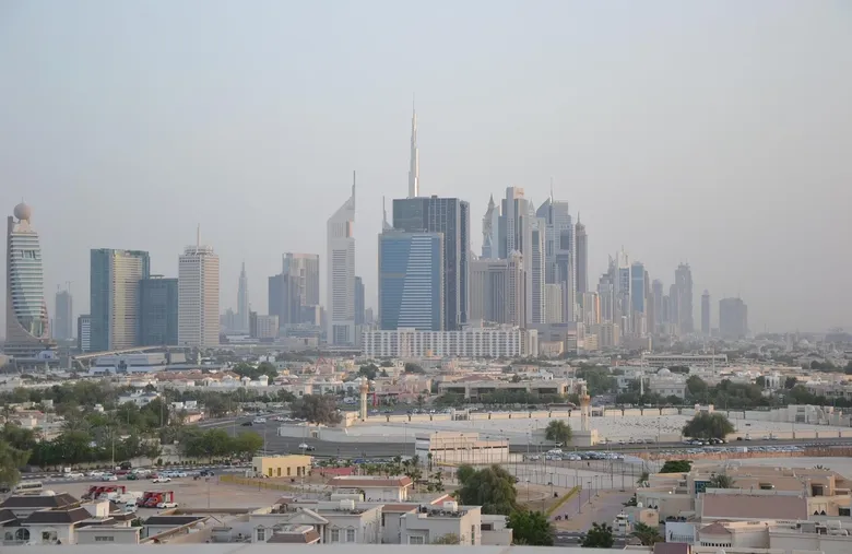 dubai vs singapore drone footage skyline