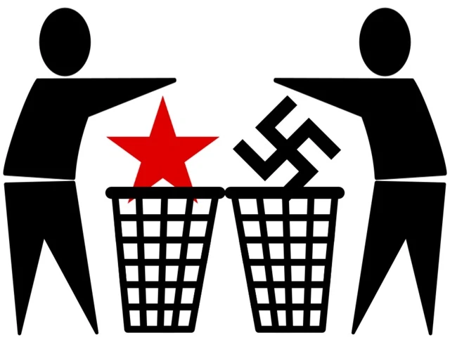 national socialism and marxist socialism in the trash