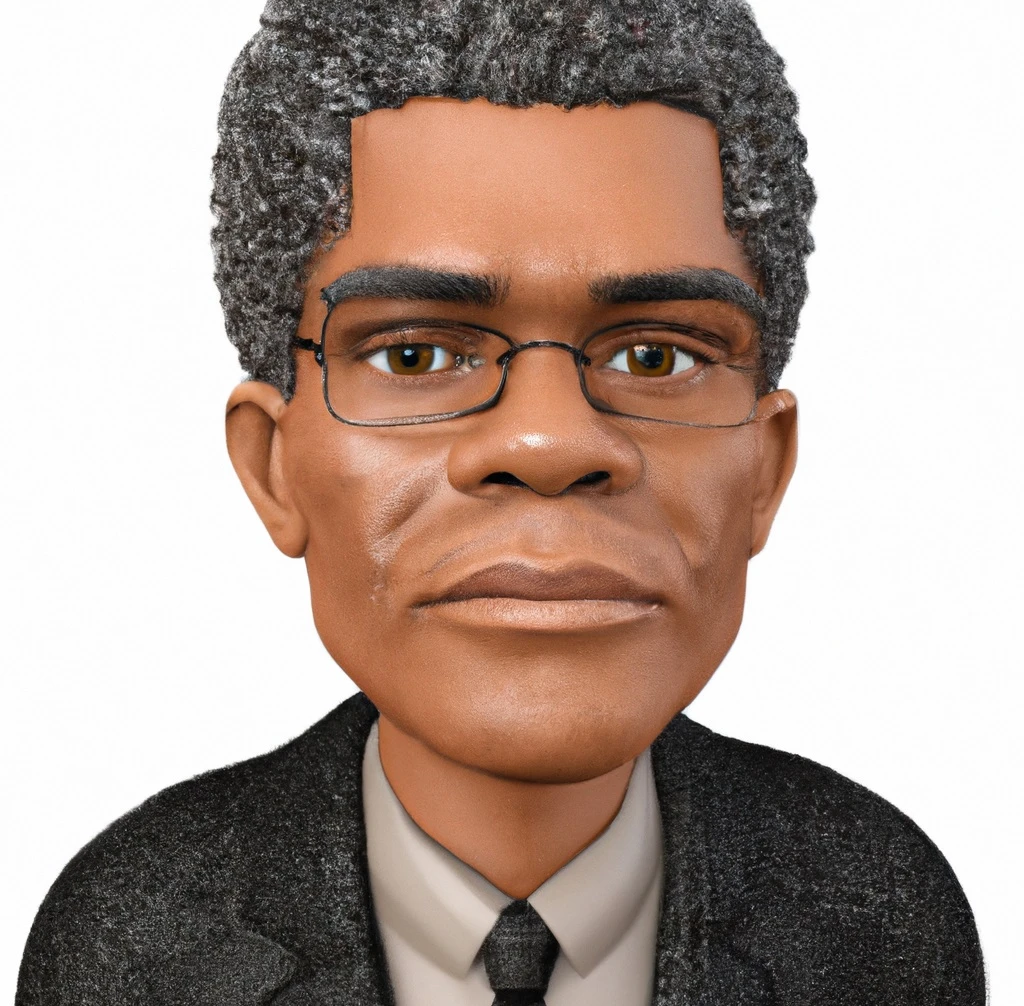 Thomas Sowell socialism 3D render image