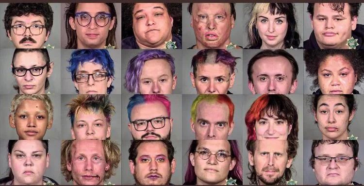 antifa members mug shots