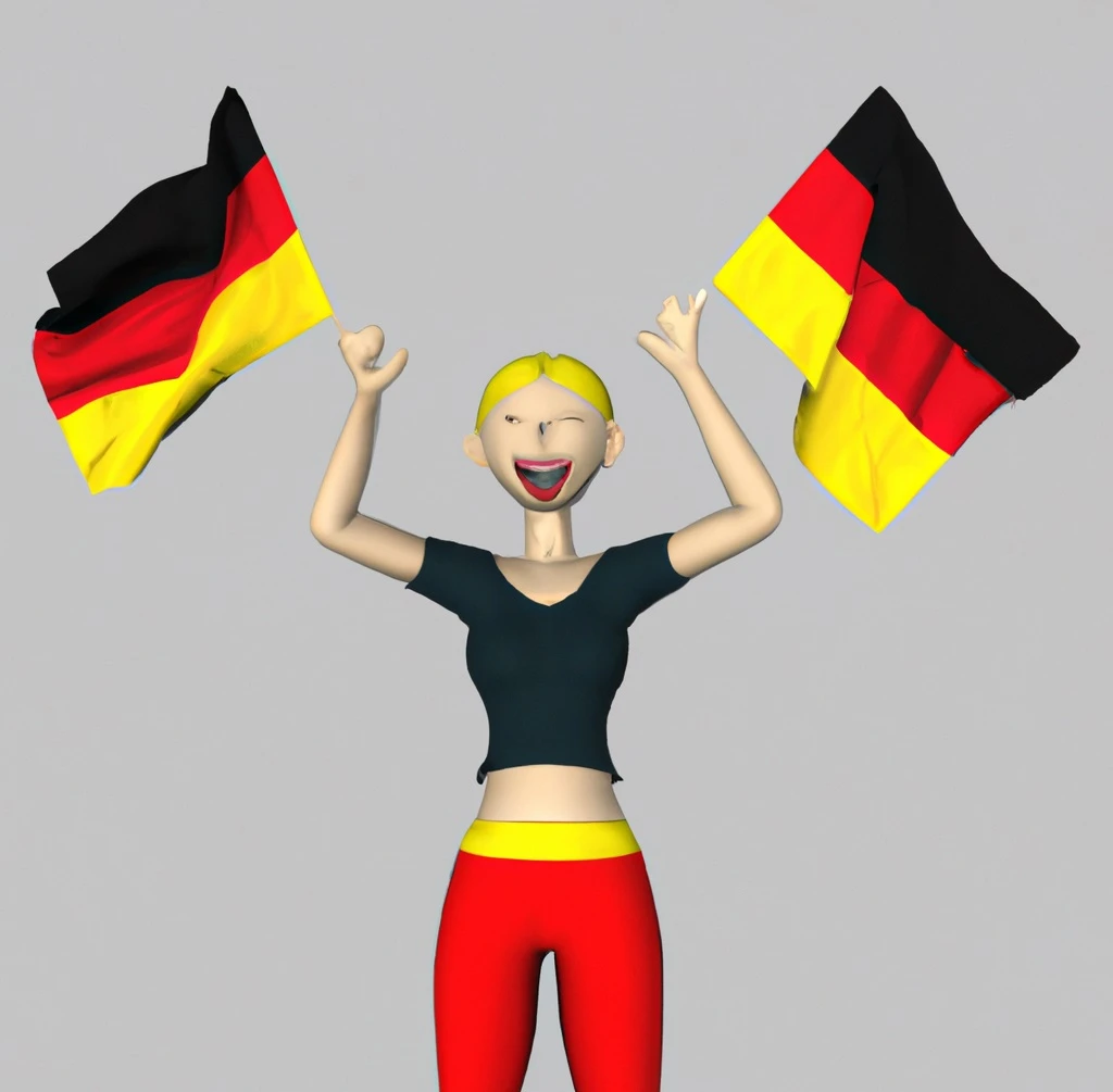 german pride waving flags