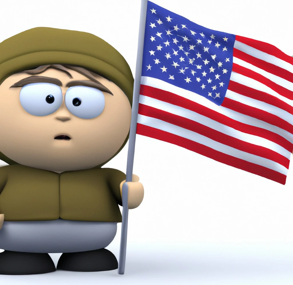 south park 3d character usa american culture wars