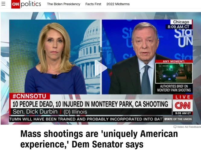 mass shootings uniquely american