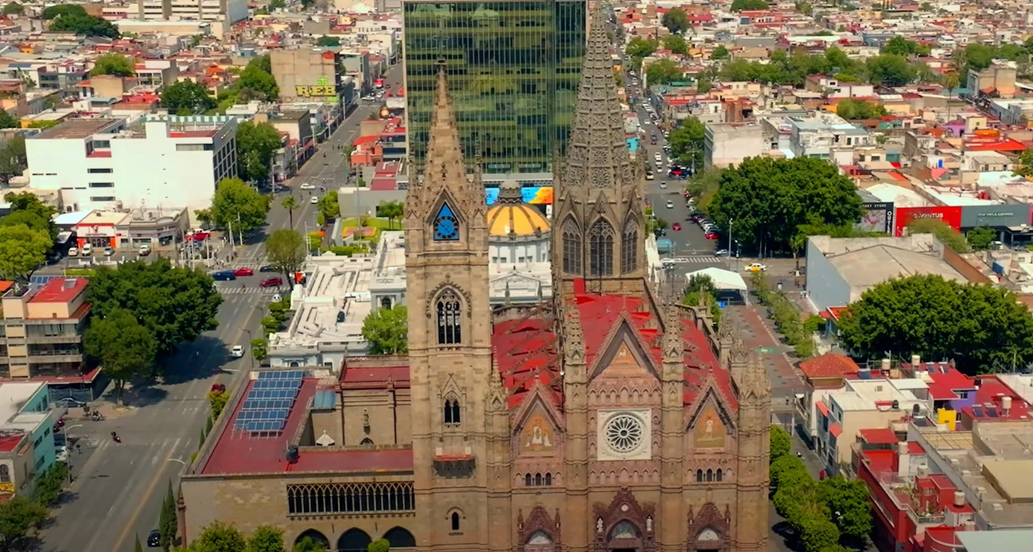 guadalajara vs mexico city drone footage guadalajara mexico