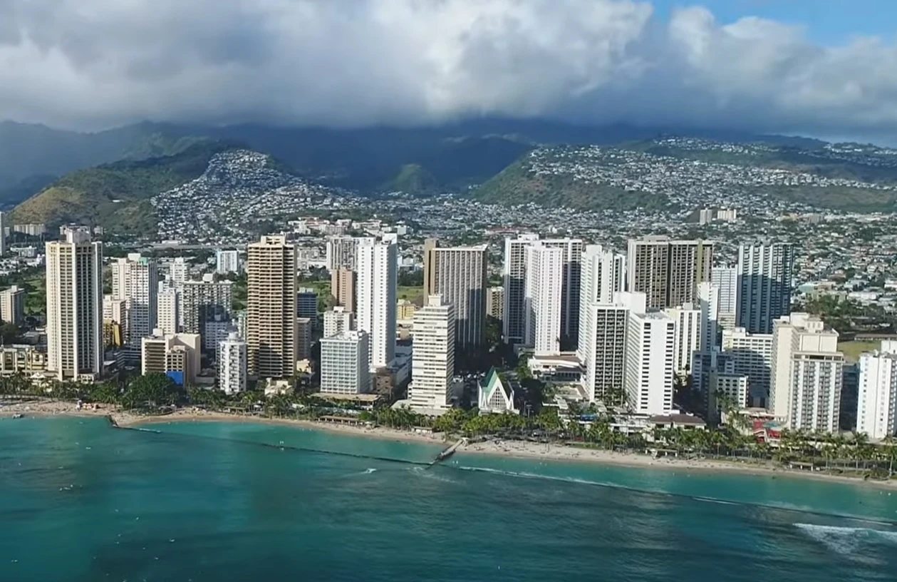 honolulu vs miami drone footage honolulu hawaii skyline