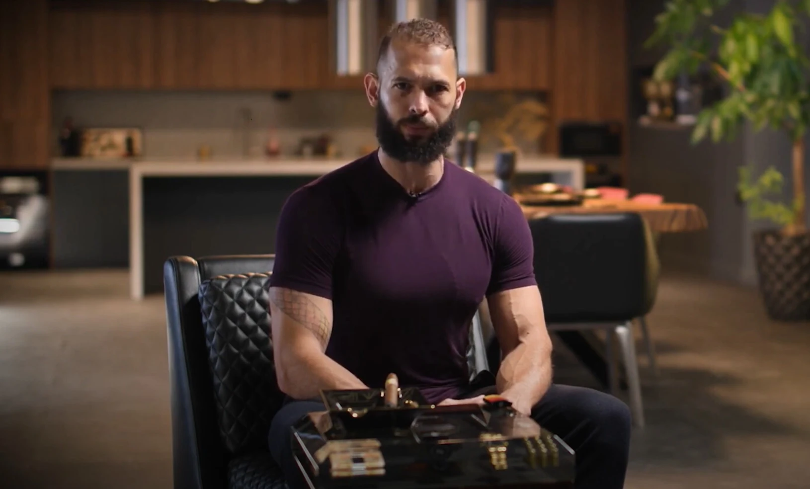andrew tate speech chocolates cigar matrix BBC