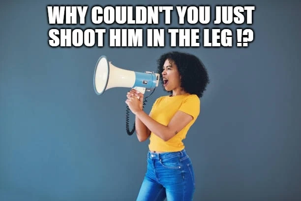 shoot in the leg